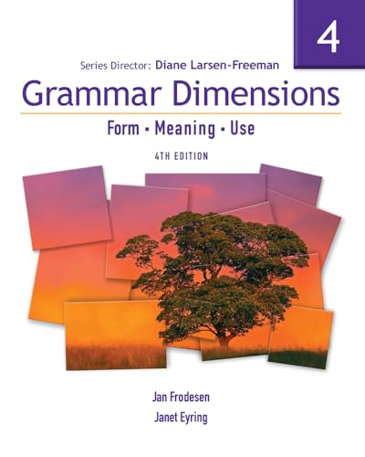 Stock image for Grammar Dimensions 4 with Infotrac: Form, Meaning, and Use (Grammar Dimensions: Form, Meaning, Use) for sale by Jenson Books Inc