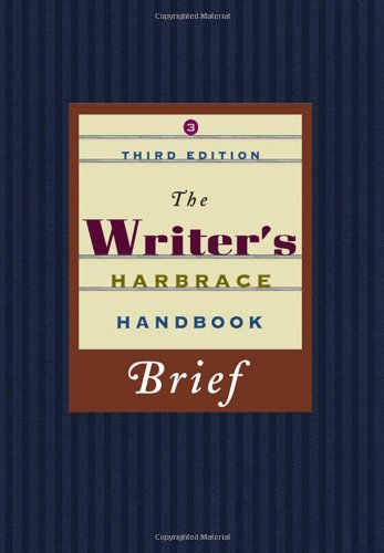 9781413030600: The Writer’s Harbrace Handbook, Brief Edition (Available Titles CengageNOW)