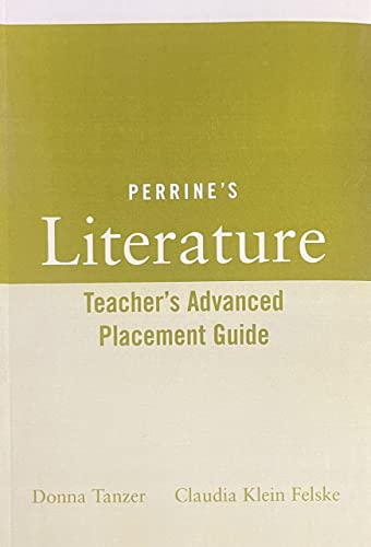 Stock image for Perrine's Literature Teacher's Advanced Placement Guide for sale by HPB-Red