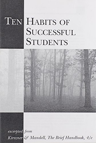 Custom Enrichment Module: Kirszner, Custom Ten Habits of Successful Students, 4e (9781413098211) by Kirszner, Laurie G.; Mandell, Stephen R.