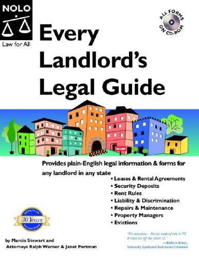 Beispielbild fr Every Landlord's Legal Guide zum Verkauf von Better World Books