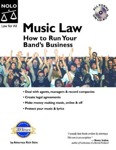 Stock image for Music Law : How to Run Your Band's Business (Music Law) for sale by Discover Books
