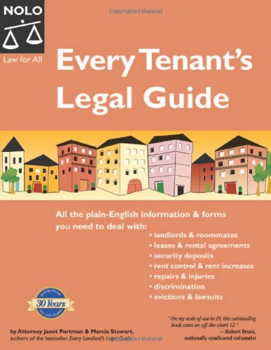 Beispielbild fr Every Tenant's Legal Guide zum Verkauf von Better World Books