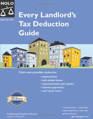 Beispielbild fr Every Landlord's Tax Deduction Guide zum Verkauf von HPB Inc.