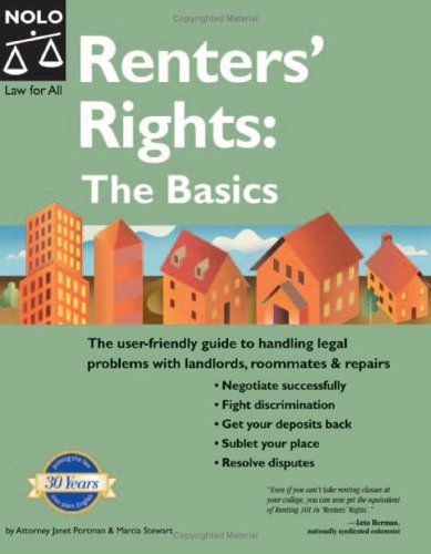 Imagen de archivo de Renters' Rights : Legal Basics a la venta por Better World Books