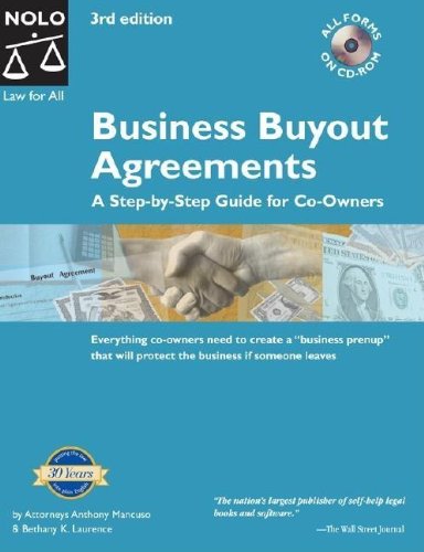 Stock image for Business Buyout Agreements: A Step by Step Guide For Co-Owners for sale by HPB-Red