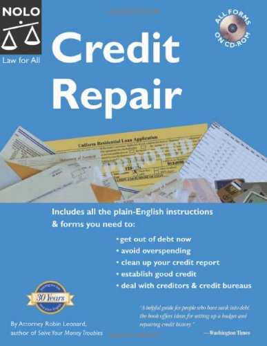 Stock image for Credit Repair (Book with CD-Rom) for sale by Half Price Books Inc.