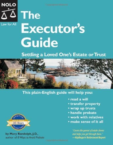 Imagen de archivo de Executor's Guide: Settling a Loved One's Estate or Trust (2nd Edition) a la venta por Books of the Smoky Mountains