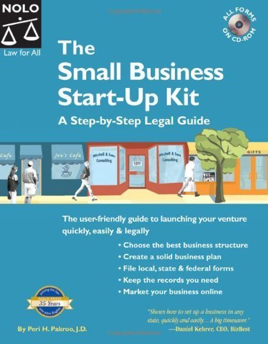 Beispielbild fr The Small Business Start-up Kit zum Verkauf von Better World Books: West