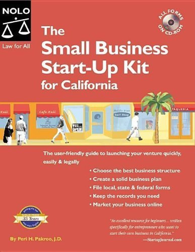 Beispielbild fr Small Business Start-up Kit for California zum Verkauf von HPB-Ruby