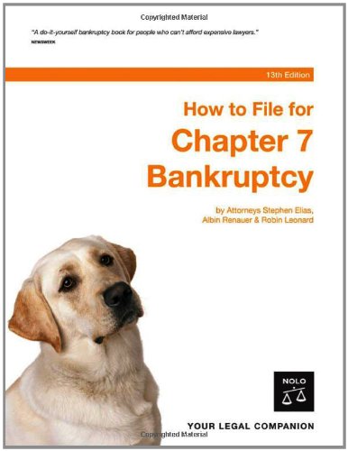 Imagen de archivo de How to File for Chapter 7 Bankruptcy a la venta por Better World Books