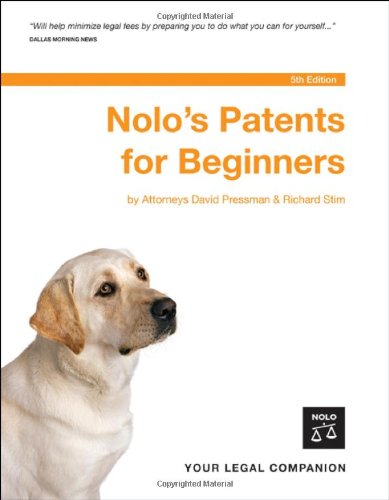 Imagen de archivo de Nolo's Patents for Beginners a la venta por ThriftBooks-Dallas