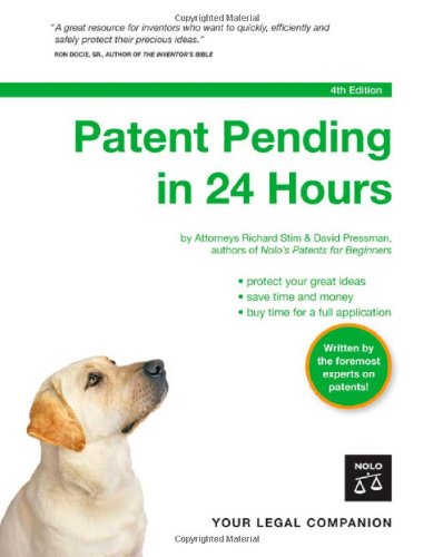 Stock image for Patent Pending in 24 Hours for sale by Wonder Book