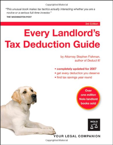 Beispielbild fr Every Landlord's Tax Deduction Guide zum Verkauf von More Than Words