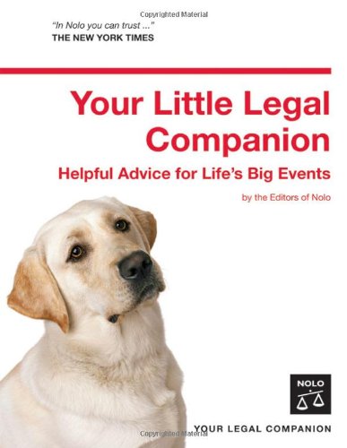 Imagen de archivo de Your Little Legal Companion: Helpful Advice for Life's Big Events a la venta por Wonder Book