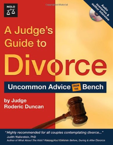 Beispielbild fr A Judge's Guide to Divorce: Uncommon Advice from the Bench zum Verkauf von SecondSale
