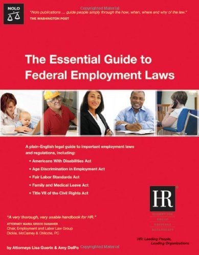 Imagen de archivo de Essential Guide to Federal Employment Laws a la venta por ThriftBooks-Atlanta