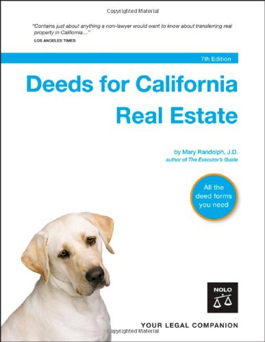Stock image for Deeds for California Real Estate for sale by Goodwill Southern California