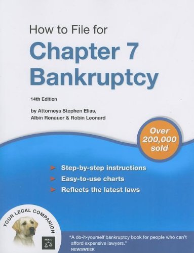 Imagen de archivo de How to File for Chapter 7 Bankruptcy a la venta por Better World Books