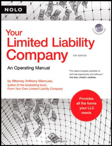 Stock image for Your Limited Liability Company: An Operating Manual (book with CD-Rom) for sale by HPB-Red