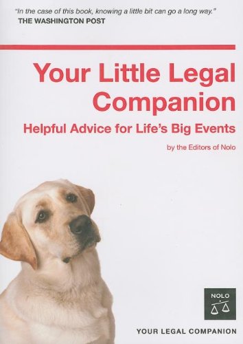 Stock image for Your Little Legal Companion: Helpful Advice for Life's Big Events for sale by SecondSale