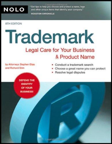 Stock image for Trademark: Legal Care for Your Business & Product Name for sale by HPB-Diamond