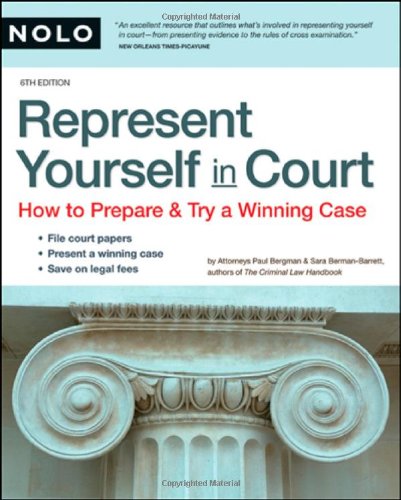 Beispielbild fr Represent Yourself in Court: How to Prepare & Try a Winning Case zum Verkauf von HPB-Red