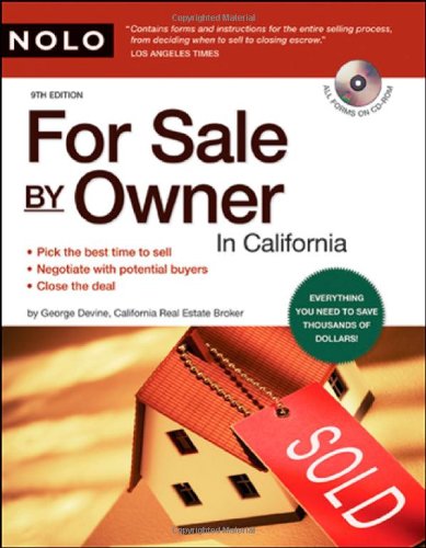 9781413307504: For Sale by Owner in California