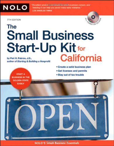 Beispielbild fr Small Business Start-Up Kit for California zum Verkauf von Books From California