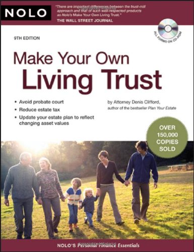 Imagen de archivo de Make Your Own Living Trust a la venta por Better World Books
