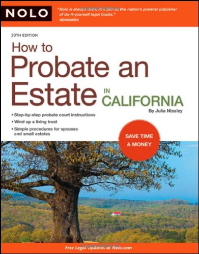 Stock image for How to Probate an Estate in California for sale by Books of the Smoky Mountains