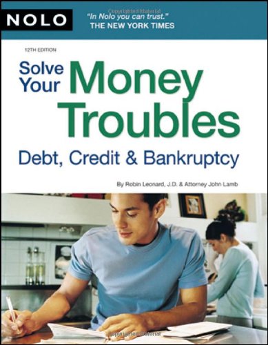 Beispielbild fr Solve Your Money Troubles : Debt, Credit and Bankruptcy zum Verkauf von Better World Books: West