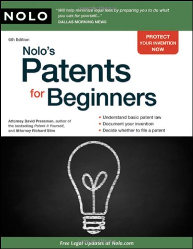Stock image for Nolo's Patents for Beginners for sale by ThriftBooks-Atlanta