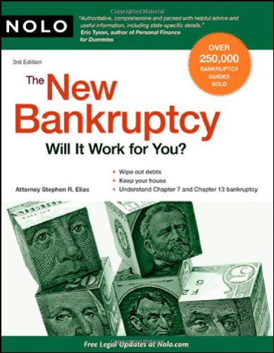 Stock image for The New Bankruptcy: Will It Work for You? for sale by HPB-Diamond