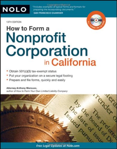 9781413310276: How to Form a Nonprofit Corporation in California