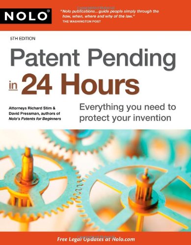 Beispielbild fr Patent Pending in 24 Hours zum Verkauf von Wonder Book