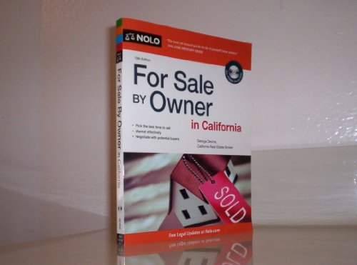 Beispielbild fr For Sale by Owner in California zum Verkauf von Better World Books