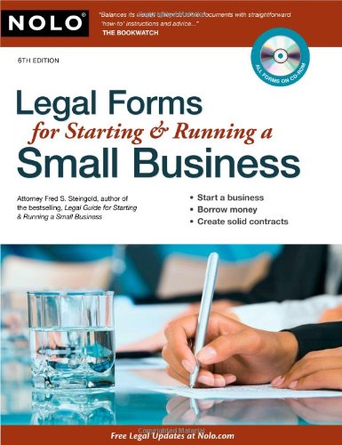 9781413310986: Legal Forms for Starting & Running a Small Business