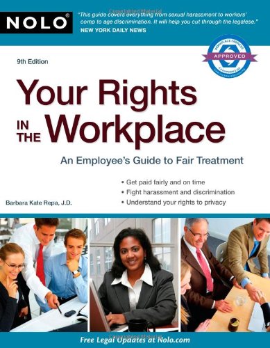 Beispielbild fr Your Rights in the Workplace zum Verkauf von Better World Books