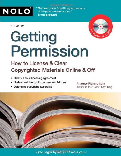 Beispielbild fr Getting Permission : How to License and Clear Copyrighted Materials Online and Off zum Verkauf von Better World Books