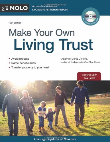 Beispielbild fr Make Your Own Living Trust zum Verkauf von Wonder Book