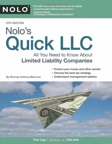Imagen de archivo de Nolo's Quick LLC: All You Need to Know about Limited Liability Companies a la venta por ThriftBooks-Atlanta