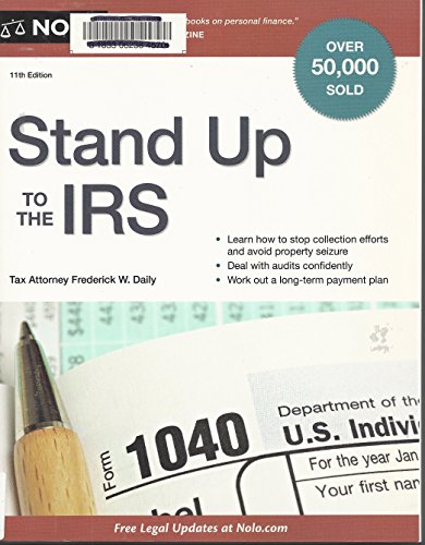 Imagen de archivo de Stand up to the IRS a la venta por Better World Books: West