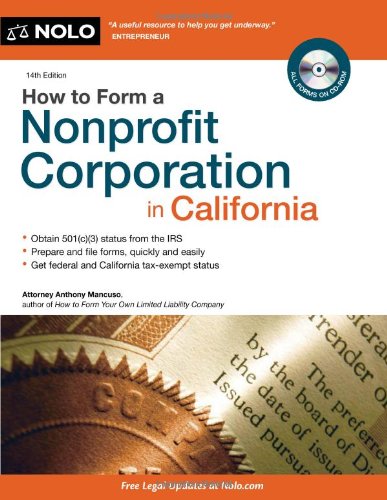 9781413313871: How to Form a Nonprofit Corporation in California