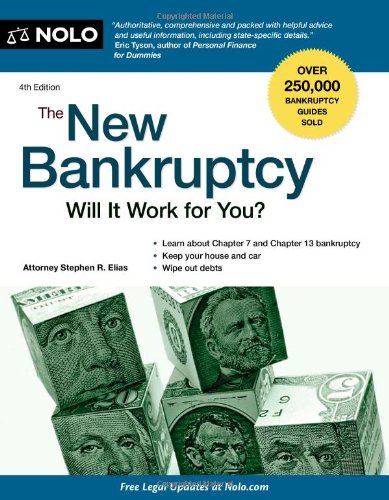 Imagen de archivo de The New Bankruptcy: Will It Work for You? a la venta por ThriftBooks-Dallas