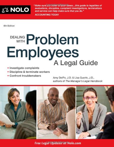 Beispielbild fr Dealing With Problem Employees: A Legal Guide zum Verkauf von Hawking Books