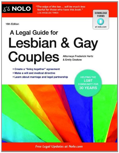 Beispielbild fr A Legal Guide for Lesbian and Gay Couples zum Verkauf von Better World Books