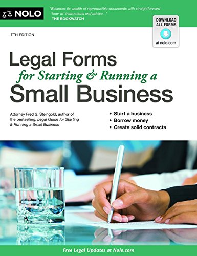 9781413316834: Legal Forms for Starting & Running a Small Business