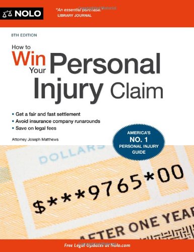 Beispielbild fr How to Win Your Personal Injury Claim zum Verkauf von Better World Books
