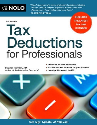 9781413317664: Tax Deductions for Professionals